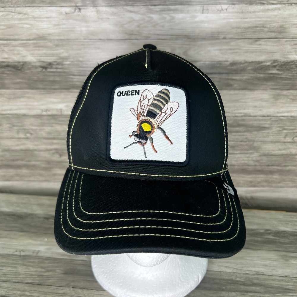 Goorin Bros Queen Bee Trucker Hat Mesh Snap Back Adjustable